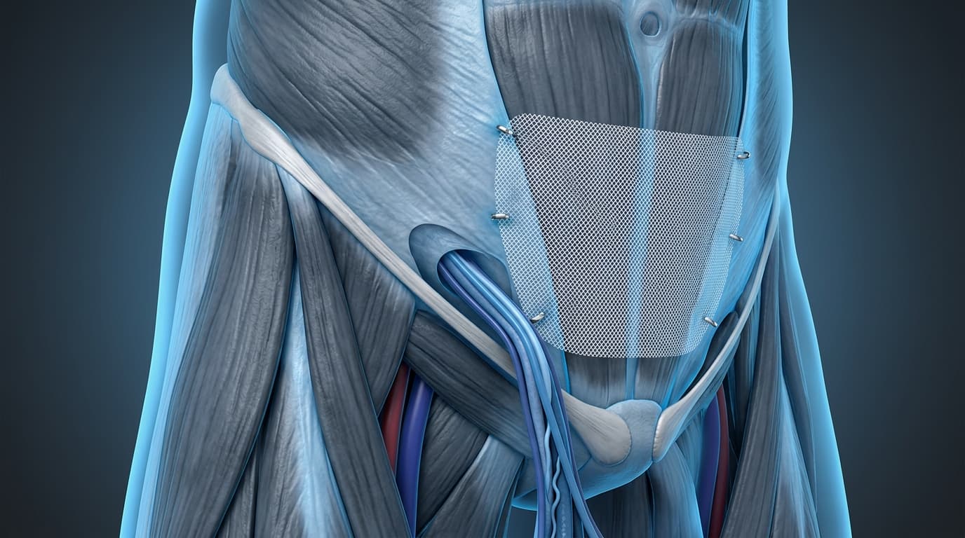 Plastía Inguinal Laparoscópica con Malla (TAPP / TEP)